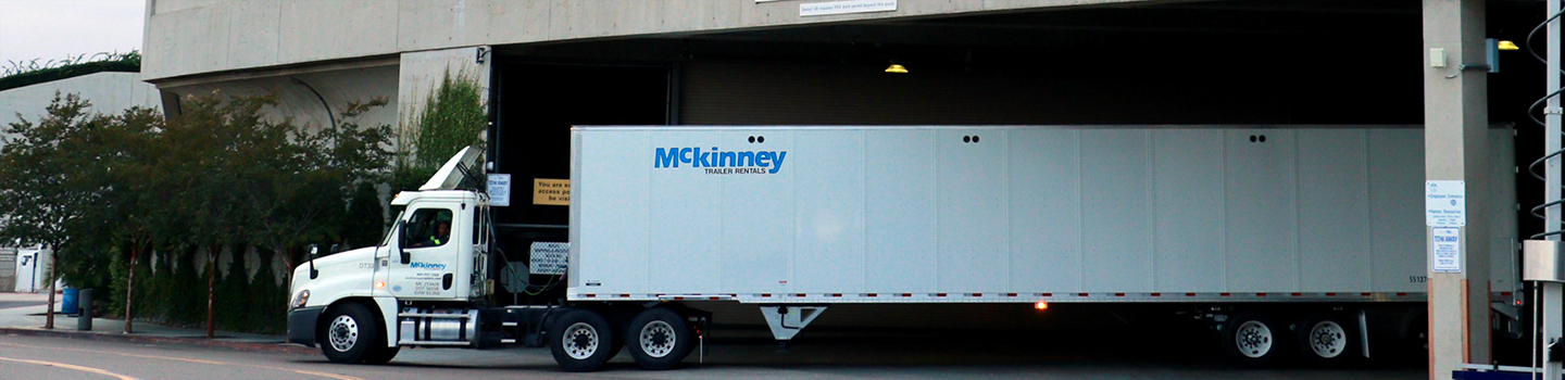 Mckinney truck under the overpass